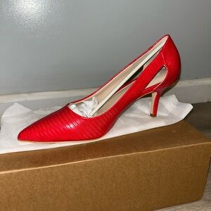 Elegant Red Women's Heel